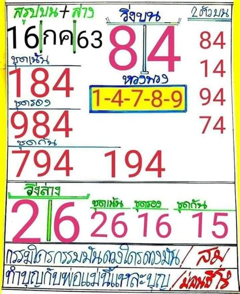 Thai Lottery Close Touch Game 3UP VIP Tips 1.